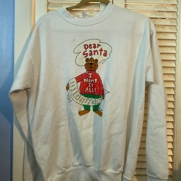 Vintage Christmas sweatshirt - Picture 1 of 8